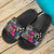 Kosrae Micronesian Slide Sandals - Turtle Floral - Polynesian Pride