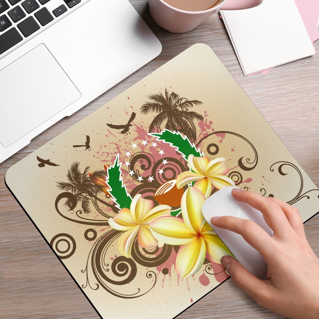 Pohnpei Micronesia Mouse Pad - Summer Tropical One Style One Size White - Polynesian Pride