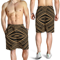 Polynesian Tatau Gold Men's Short - Polynesian Pride