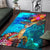 Tuvalu Area Rug - Sea Turtle Coral Treasure - Polynesian Pride