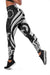 Cook Islands Women's Leggings - White Tentacle Turtle - Polynesian Pride