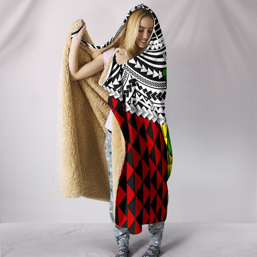 Hawaii Special Hooded Blanket Z2 - Polynesian Pride