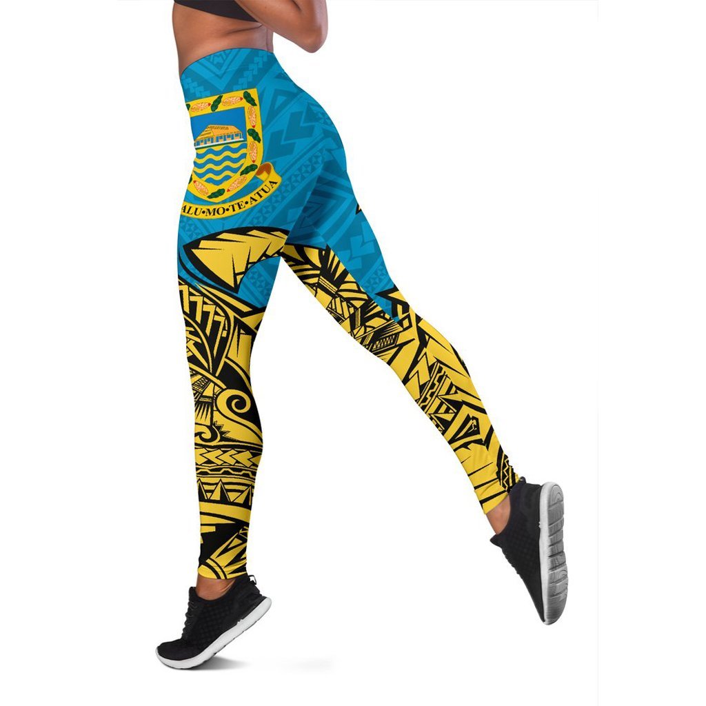 Tuvalu Premium Legging A7 Art - Polynesian Pride