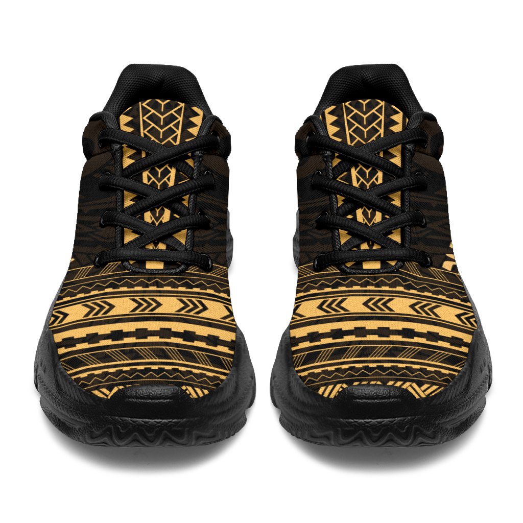 Papua New Guinea Chunky Sneakers - Polynesian Chief Gold Version - Polynesian Pride
