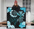 Hawaii Dream Catcher Hibiscus Plumeria Polynesian Turquoise - Premium Quilt AH - Polynesian Pride