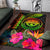 Federated States of Micronesia Polynesian Personalised Area Rug - Hibiscus and Banana Leaves - Polynesian Pride