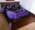 Hawaii Hibiscus Map Polynesian Quilt Bed Set Purple - Polynesian Pride