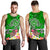 Tahiti Men's Tank Top - Turtle Plumeria (Green) Green - Polynesian Pride