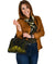 Personalised - Hawaii Royal Hibiscus Polynesian Tribal Shoulder Handbag Yellow AH - Polynesian Pride