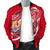 Tahiti Men's Bomber Jacket Shark Coat Of Arms - Polynesian Pride