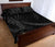 New Zealand Silver Fern Quilt Bed Set Maori Tattoo Circle Style - Polynesian Pride