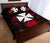 Wallis And Futuna Polynesian Quilt Bed Set Hibiscus Red - Polynesian Pride