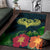 Polynesian Hawaii Kanaka Maoli Area Rug - Heart with Hibiscus - Polynesian Pride