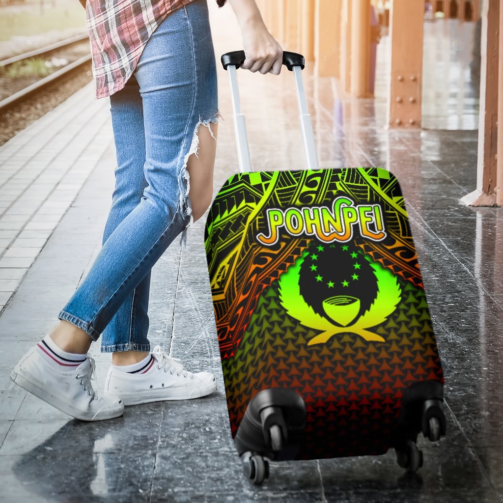 Polynesian Pohnpei Luggage Covers - Reggae Vintage Polynesian Patterns - Polynesian Pride