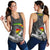 Guam Women's Racerback Tank - Turtle Guam Seal Chamorro Grey - Polynesian Pride