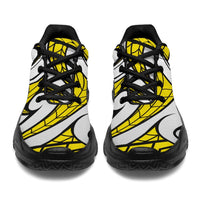 Polynesian Maori Ethnic Ornament Yellow Chunky Sneakers - Polynesian Pride