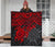 Polynesian Premium Quilt - Polynesian Red Turtle Hibiscus - Polynesian Pride