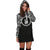 New Caledonia Women Hoodie Dress - New Caledonia Coat Of Arms Polynesian Black Color - Polynesian Pride