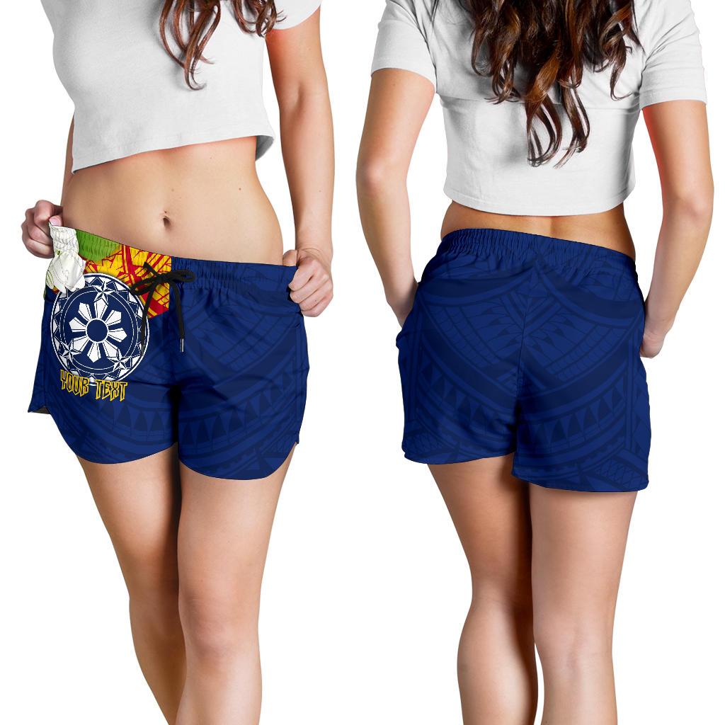 The Philippines Personalised Women's Shorts - Filipino Sampaguita - Polynesian Pride