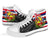 Hawaii High Top Shoes State Flag Polynesian Black Pride AH - Polynesian Pride