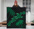 Hawaii Turtle Plumeria Coconut Tree Polynesian Premium Quilt - Green - Polynesian Pride