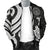 Palau Men's Bomber Jacket - White Tentacle Turtle - Polynesian Pride