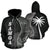 American Samoa Polynesian Zip up Hoodie Coconut Tree Black Unisex Black - Polynesian Pride