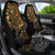 American Samoa Car Seat Covers - American Samoa Seal Gold Turtle Gray Hibiscus Flowing - Polynesian Pride
