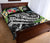 Polynesian Hawaii Quilt Bed Set - Summer Plumeria (Black) - Polynesian Pride