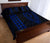 Hawaii Kakau Makau Fish Hook Polynesian Quilt Bed Set - Blue - Polynesian Pride