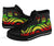 Vanuatu High Top Canvas Shoes - Reggae Tentacle Turtle - Polynesian Pride