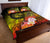 Polynesian Hawaii Quilt Bed Set - Humpback Whale with Tropical Flowers (Yellow) - Polynesian Pride