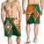 Marshall Islands Men's Shorts - Kwajalein Atoll Marshall Islands Flag with Polynesian Patterns - Polynesian Pride