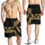 Kosrae Polynesian All Over Print Men's Short - Gold Version - Polynesian Pride