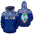 Guam Polynesian All Over Hoodie Blue Horizontal Style Unisex Blue - Polynesian Pride