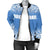 Kosrae Women's Bomber Jacket - Fog Blue Style - Polynesian Pride