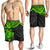 Cook Islands Polynesian Men's Shorts - Green Turtle - Polynesian Pride