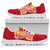 Hawaii Polynesian Hibiscus Sneakers - JVT Style - Red - Polynesian Pride