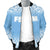 Federated States of Micronesia Men's Bomber Jacket - Fog Blue Style - Polynesian Pride