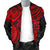 American Samoa Polynesian Bomber Jacket (Men) - Red Turtle - Polynesian Pride