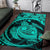 Hawaiian Map Kanaka Honu Hibiscus Globular Polynesian Area Rug AH - Polynesian Pride