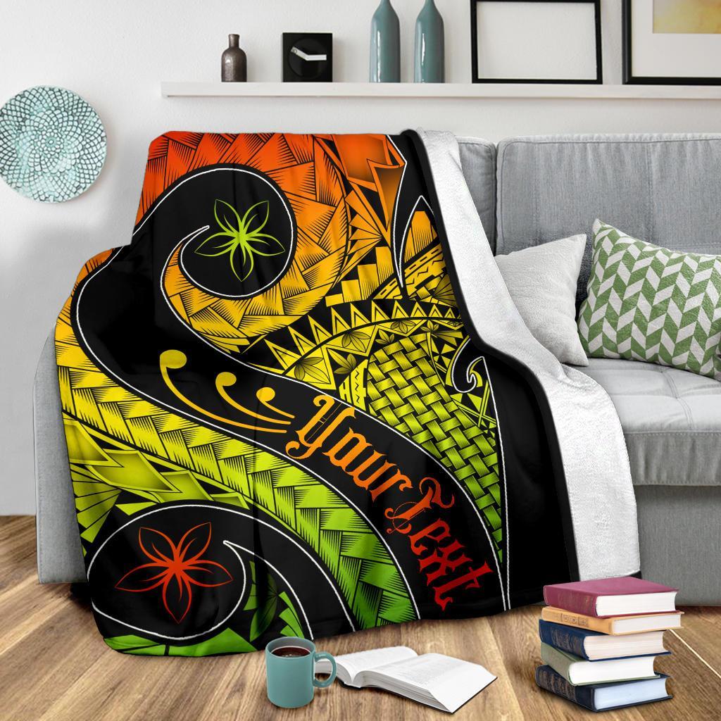 Guam Personalised Premium Blanket - Guam Polynesian Decorative Patterns - Polynesian Pride