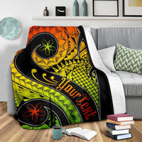 Guam Personalised Premium Blanket - Guam Polynesian Decorative Patterns - Polynesian Pride
