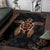 Hawaiian Golden Hibiscus And Turtle Area Rug AH - Polynesian Pride