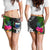 Samoa Women Shorts - Turtle Plumeria Banana Leaf - Polynesian Pride