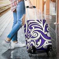 Polynesian Maori Ethnic Ornament Violet Luggage Covers - Polynesian Pride