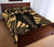 Kosrae Quilt Bed Set - Kosrae Flag Polynesian Yellow Tattoo Style - Polynesian Pride