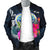 Federated States of Micronesia Men's Bomber Jacket - Tropical Flower - Polynesian Pride