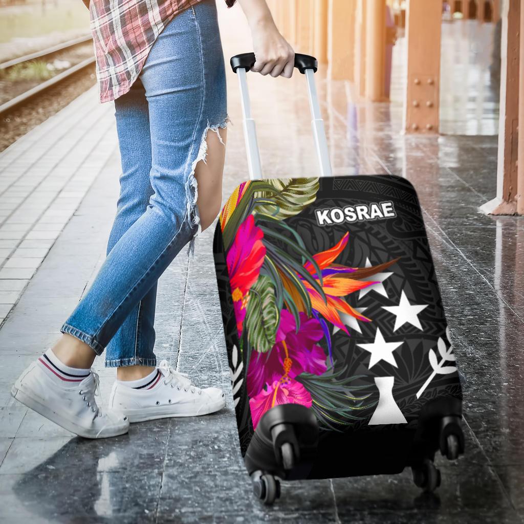 Kosrae Luggage Covers - Polynesian Hibiscus Pattern - Polynesian Pride