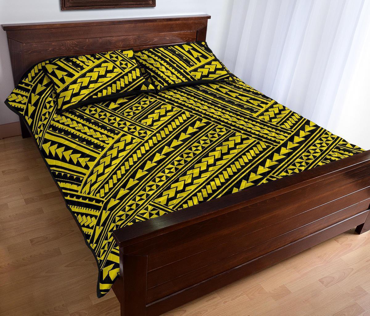 Hawaii Quilt Bed Set Polynesia Nation AH - Polynesian Pride